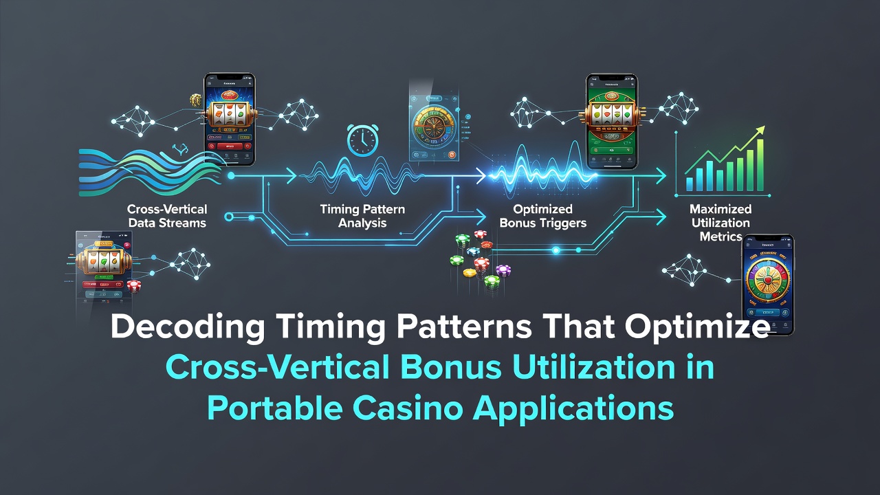 Mobile casino app interface showing bonus timing indicators across slots, sports betting, and live dealer sections