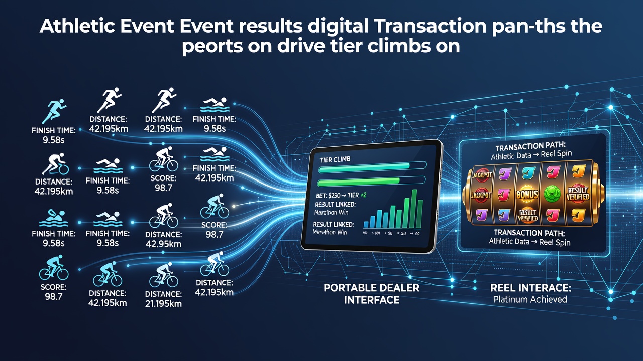 Digital transaction flows linking sports results to mobile casino VIP tiers on dealer and reel interfaces