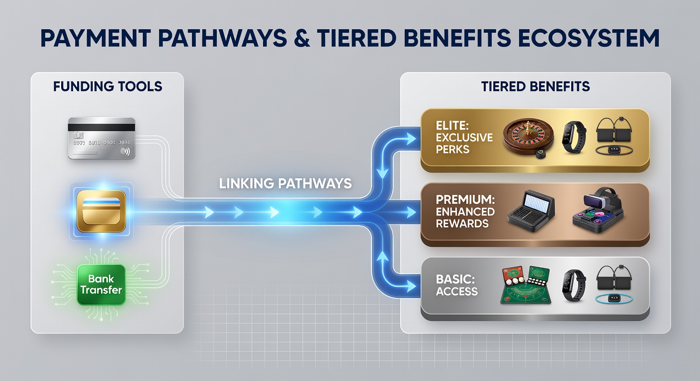 Tiered benefits flowing from mobile deposits into sports predictions and table game rewards