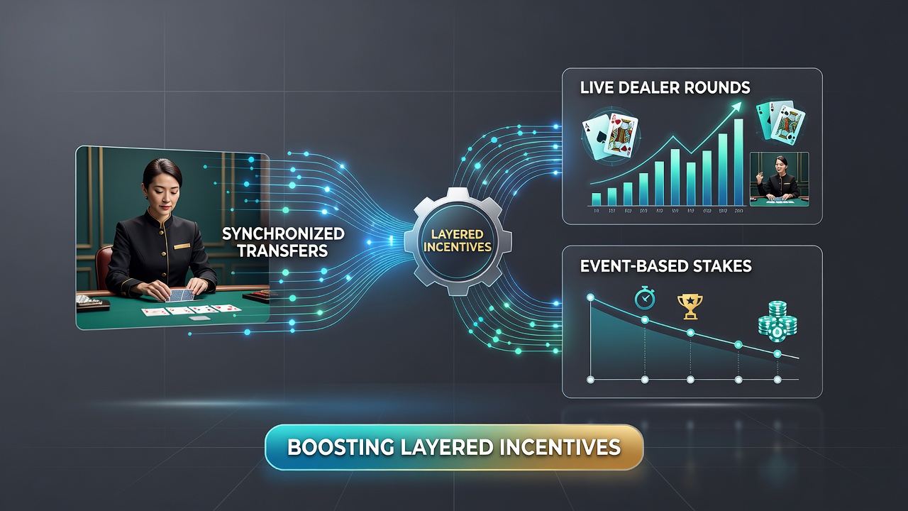Close-up of a smartphone screen displaying live dealer interface with event betting options and active transfer notifications