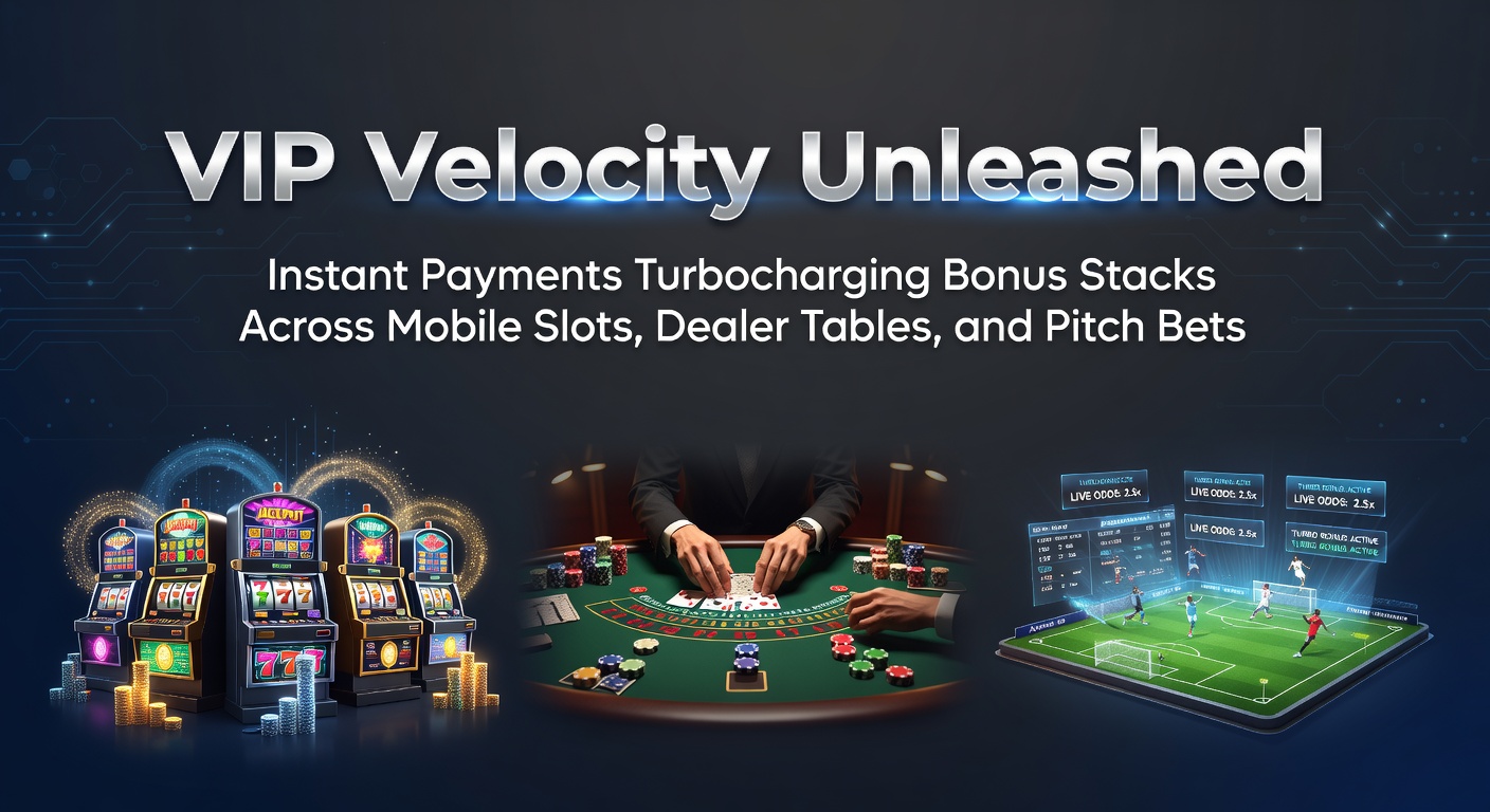 Vibrant mobile screen displaying stacked bonuses in slots, live dealer roulette, and sports betting odds, with instant payment icons flashing